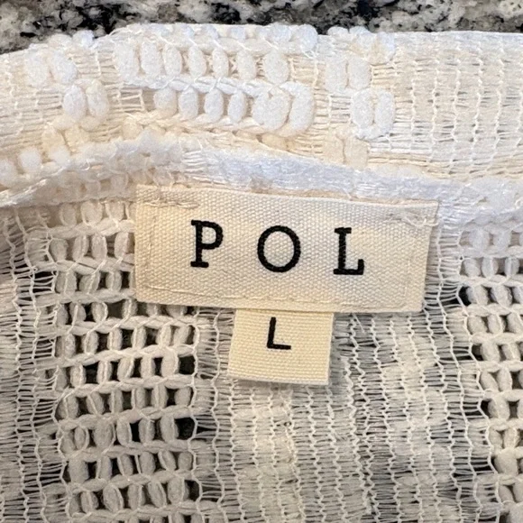 POL Cream Knit Button-Up Jacket - Picture 2 of 5